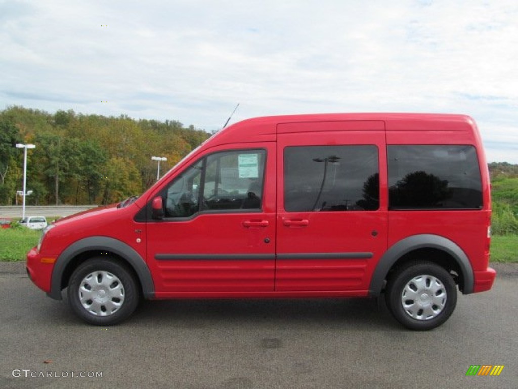 Torch Red 2012 Ford Transit Connect XLT Premium Wagon Exterior Photo #71601978