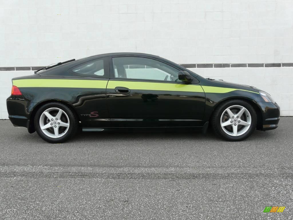 2002 RSX Type S Sports Coupe - Custom Dark Green Metallic / Titanium photo #15
