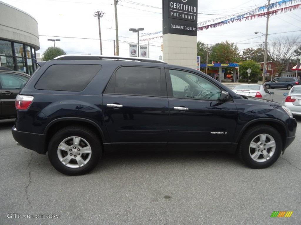 2007 Acadia SLE AWD - Deep Blue Metallic / Titanium photo #6