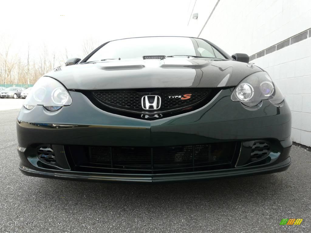 2002 RSX Type S Sports Coupe - Custom Dark Green Metallic / Titanium photo #21