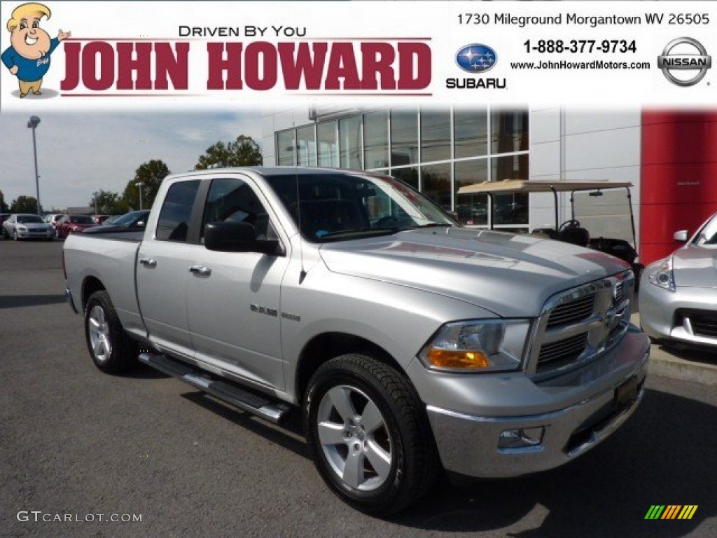 Bright Silver Metallic Dodge Ram 1500