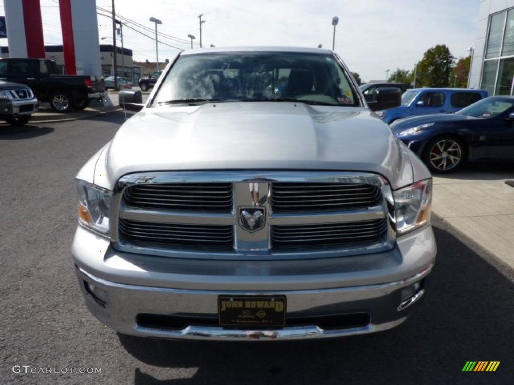 2009 Ram 1500 Big Horn Edition Quad Cab 4x4 - Bright Silver Metallic / Dark Slate/Medium Graystone photo #2