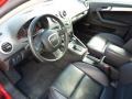 Black 2006 Audi A3 3.2 S Line quattro Interior Color
