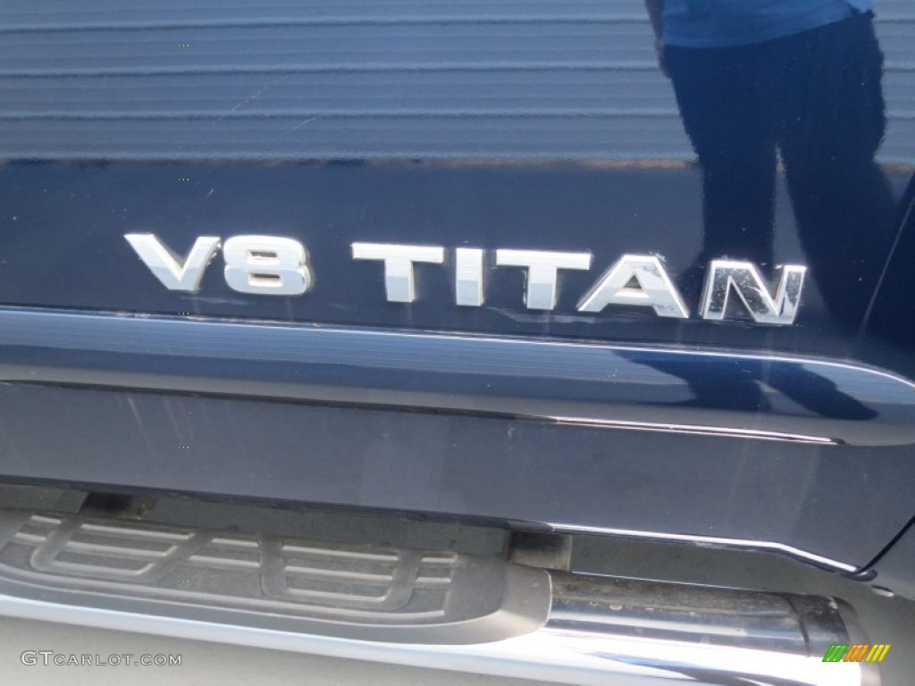 2007 Titan SE Crew Cab - Majestic Blue / Steel Gray photo #16