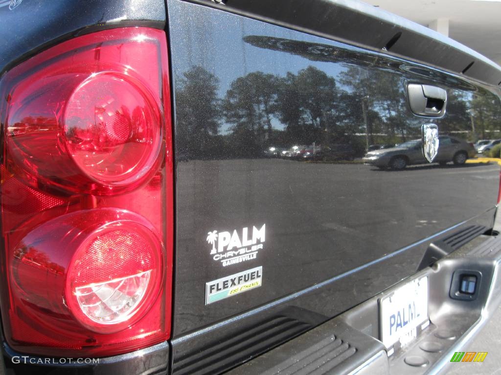 2007 Ram 1500 ST Quad Cab - Black / Medium Slate Gray photo #6