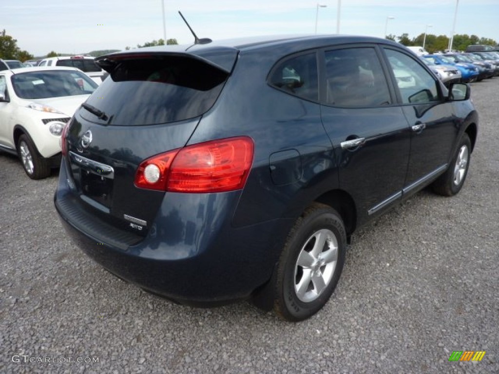 2013 Rogue S Special Edition AWD - Graphite Blue / Black photo #6