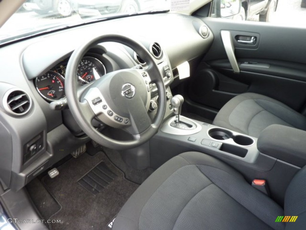 Black Interior 2013 Nissan Rogue S Special Edition AWD Photo #71605284