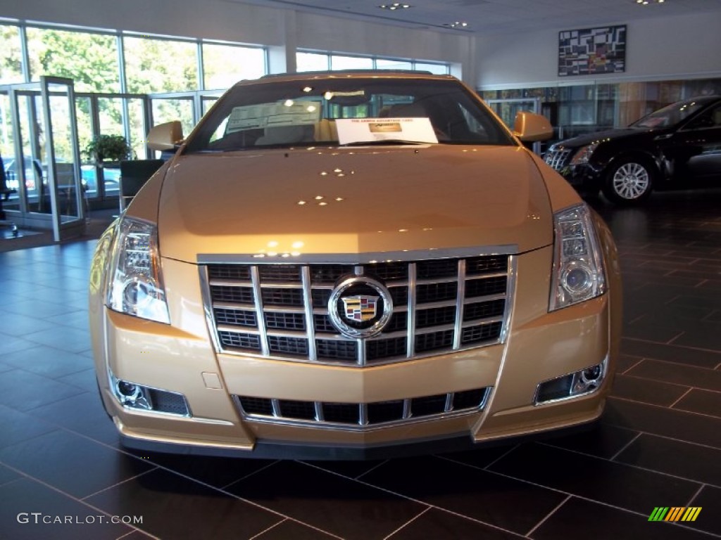 Summer Gold Metallic 2013 Cadillac CTS 4 AWD Coupe Exterior Photo #71606277
