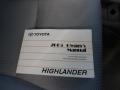 Super White - Highlander Limited 4WD Photo No. 35