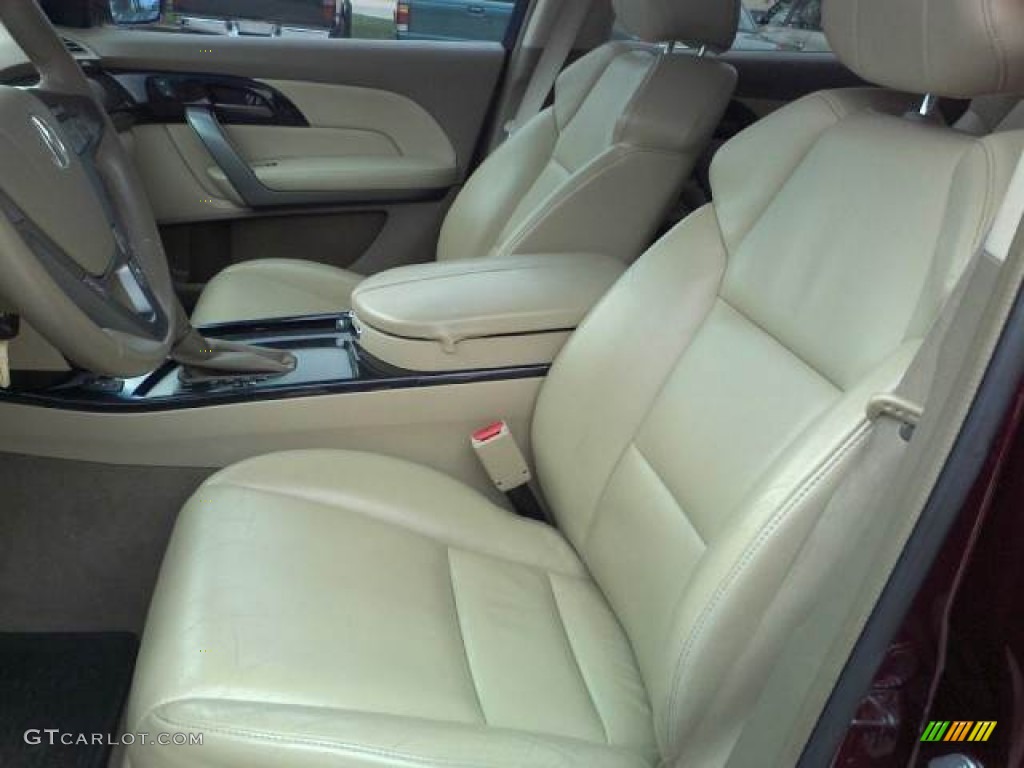 2007 MDX  - Dark Cherry Red Pearl / Parchment photo #14