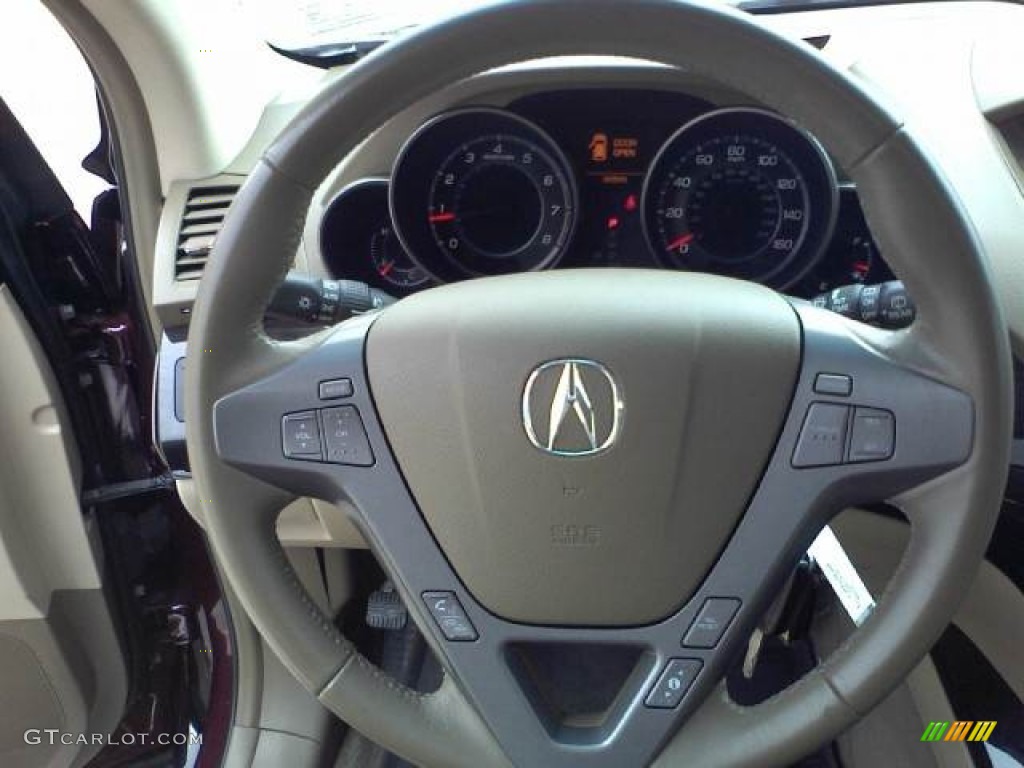 2007 MDX  - Dark Cherry Red Pearl / Parchment photo #29