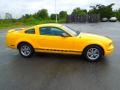 Screaming Yellow 2005 Ford Mustang V6 Premium Coupe Exterior