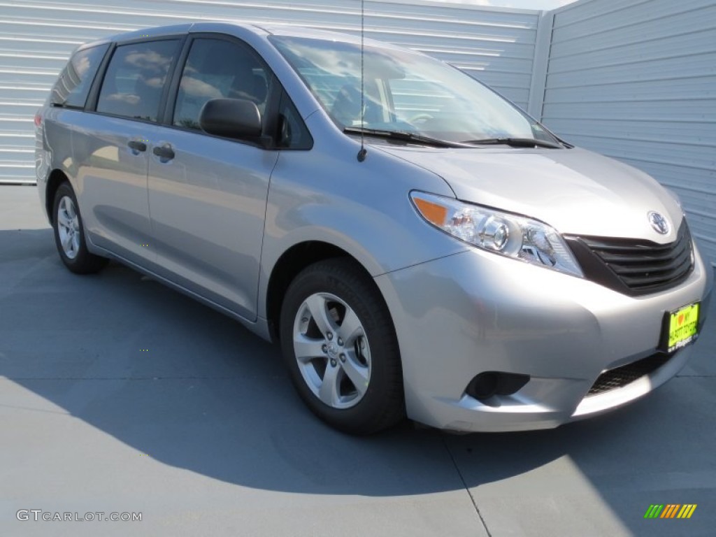 2013 Sienna V6 - Silver Sky Metallic / Light Gray photo #1