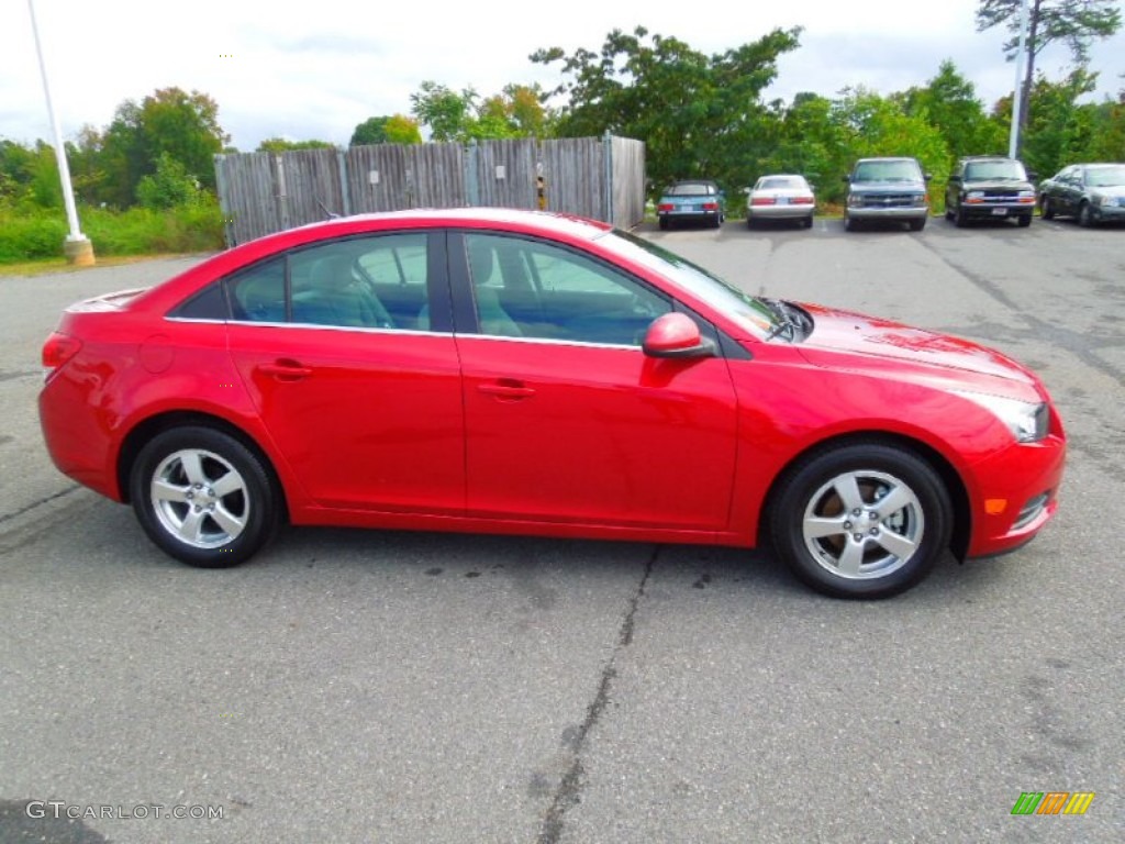 Crystal Red Metallic 2012 Chevrolet Cruze LT Exterior Photo #71608197