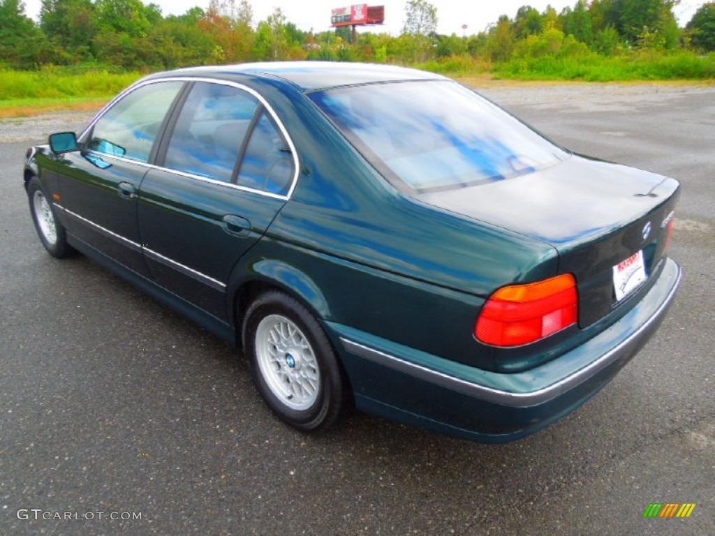 1997 5 Series 528i Sedan - Oxford Green Metallic / Sand Beige photo #5