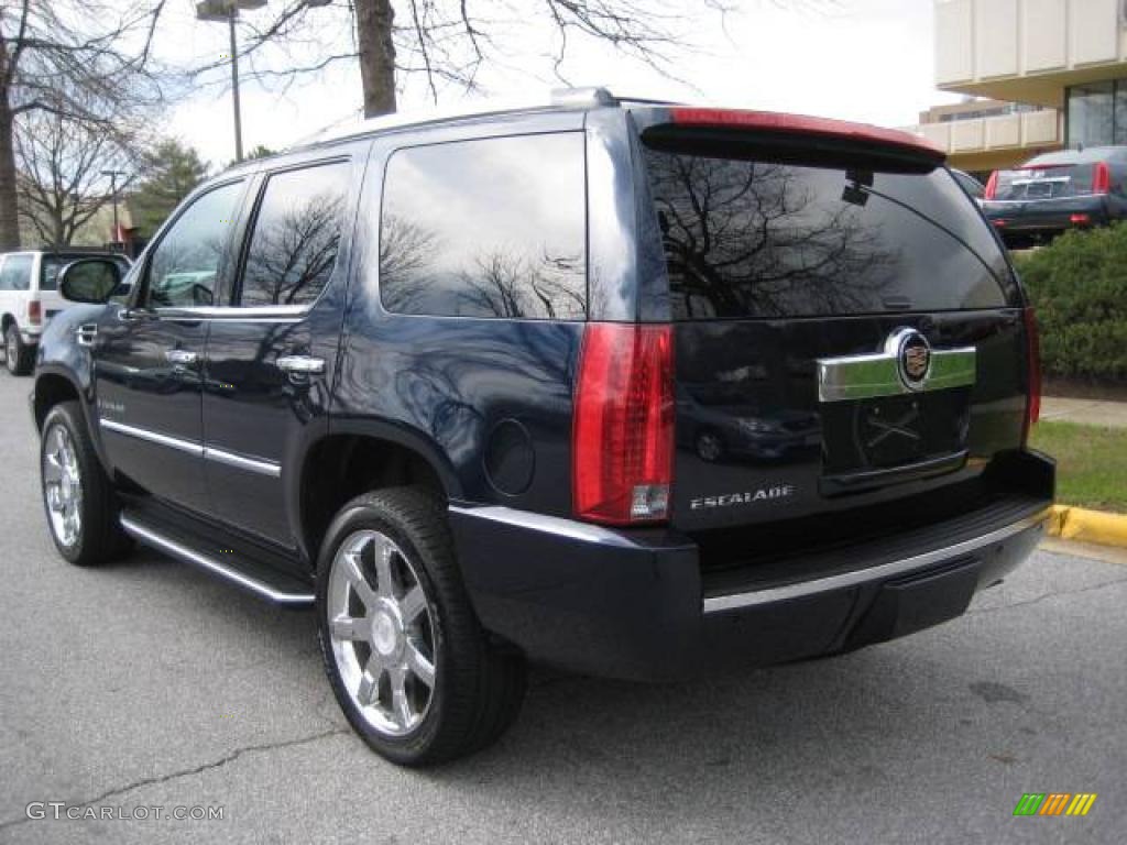 2007 Escalade AWD - Blue Chip / Cocoa/Light Cashmere photo #2