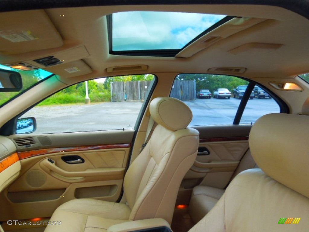 1997 5 Series 528i Sedan - Oxford Green Metallic / Sand Beige photo #10