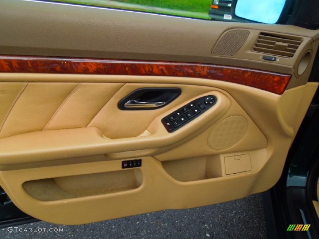 1997 5 Series 528i Sedan - Oxford Green Metallic / Sand Beige photo #11