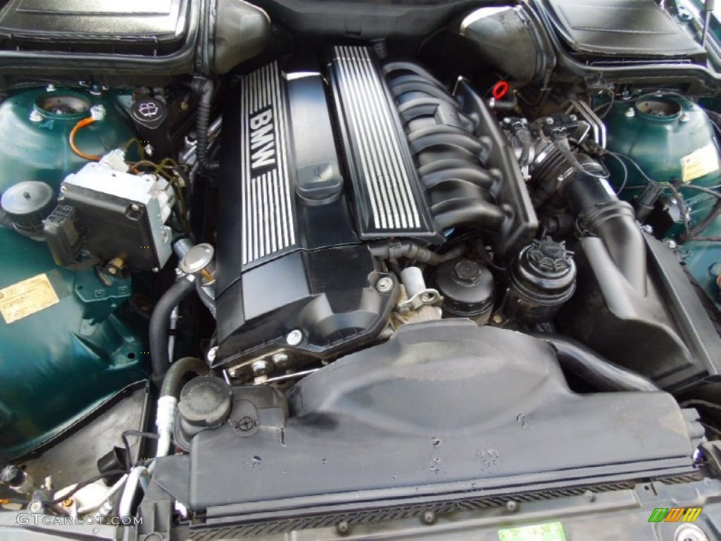 1997 5 Series 528i Sedan - Oxford Green Metallic / Sand Beige photo #25