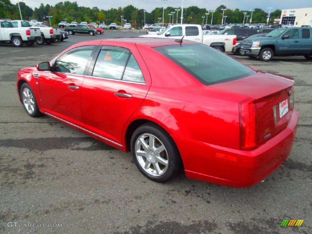 Crystal Red 2008 Cadillac STS V8 Exterior Photo #71609352