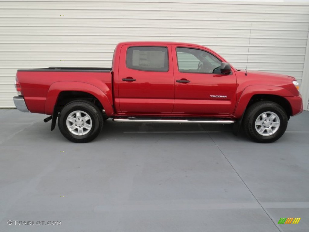 Barcelona Red Metallic 2013 Toyota Tacoma V6 SR5 Prerunner Double Cab Exterior Photo #71609673