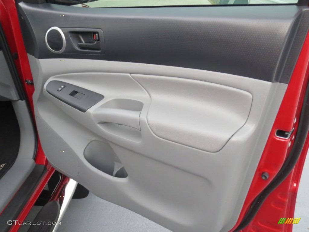 2013 Toyota Tacoma V6 SR5 Prerunner Double Cab Graphite Door Panel Photo #71609805