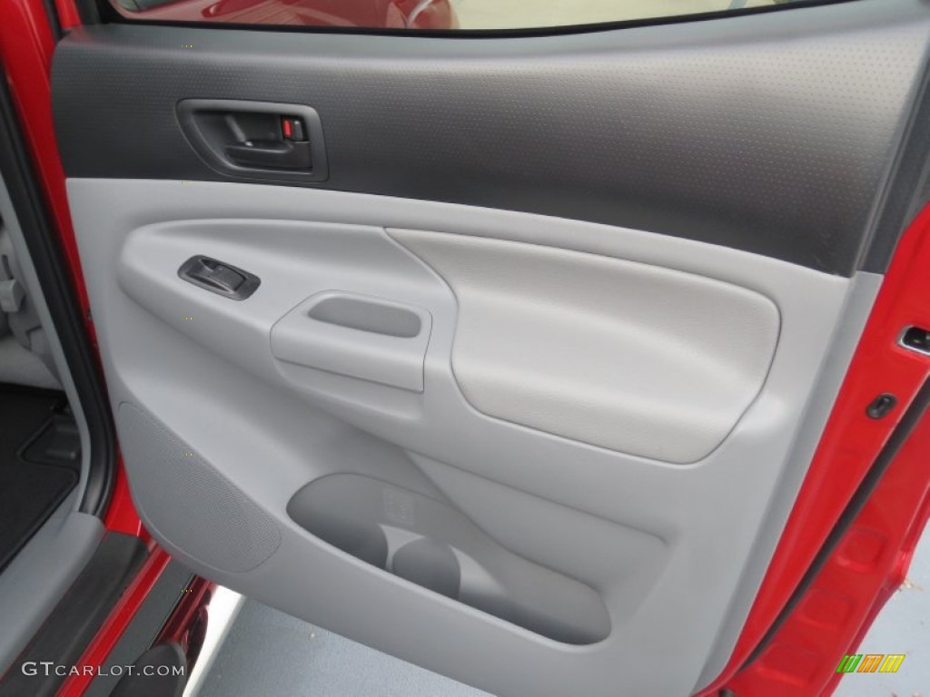 2013 Toyota Tacoma V6 SR5 Prerunner Double Cab Graphite Door Panel Photo #71609829