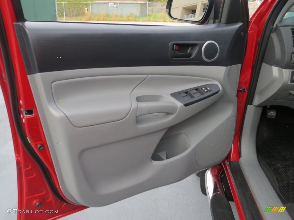 2013 Toyota Tacoma V6 SR5 Prerunner Double Cab Graphite Door Panel Photo #71609847