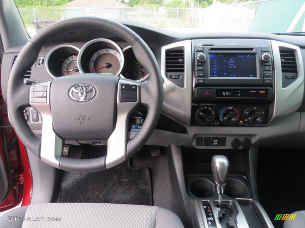 2013 Toyota Tacoma V6 SR5 Prerunner Double Cab Graphite Dashboard Photo #71609880