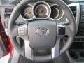 Graphite 2013 Toyota Tacoma V6 SR5 Prerunner Double Cab Steering Wheel