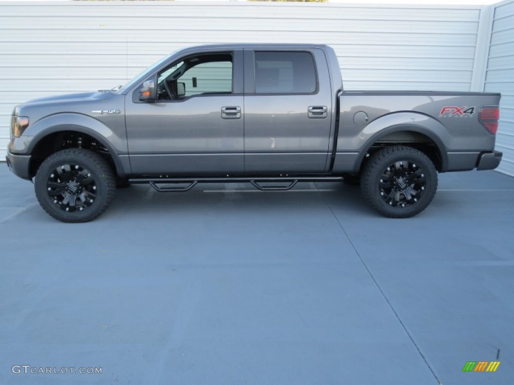 2013 F150 FX4 SuperCrew 4x4 - Sterling Gray Metallic / Black photo #5