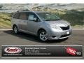 2013 Silver Sky Metallic Toyota Sienna LE  photo #1