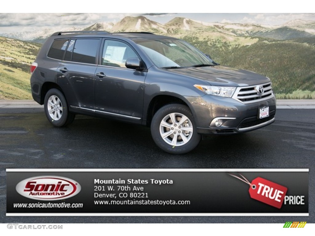 2013 Highlander V6 4WD - Magnetic Gray Metallic / Ash photo #1