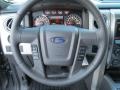 Black 2013 Ford F150 FX4 SuperCrew 4x4 Steering Wheel