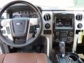 Platinum Unique Pecan Leather Dashboard Photo for 2013 Ford F150 #71611353