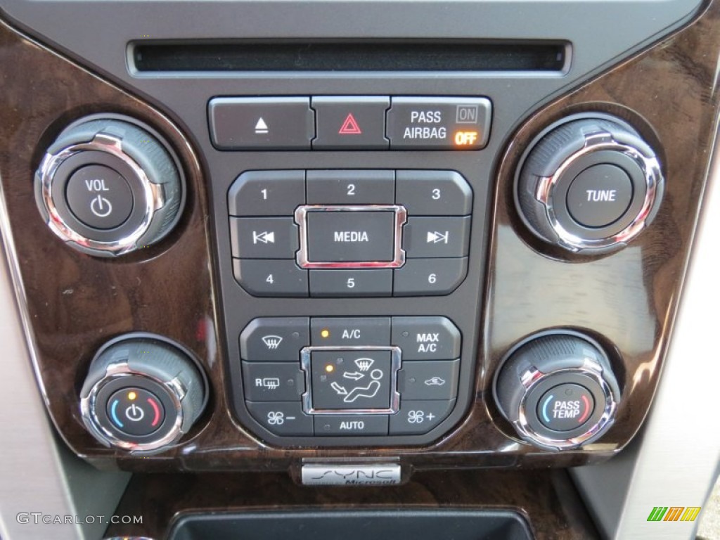 2013 Ford F150 Platinum SuperCrew 4x4 Controls Photo #71611377