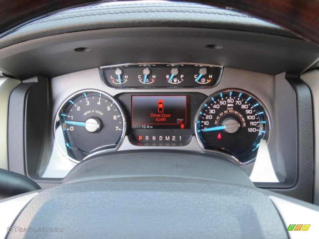 2013 Ford F150 Platinum SuperCrew 4x4 Gauges Photo #71611422