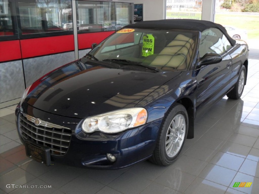2006 Sebring Touring Convertible - Midnight Blue Pearl / Taupe photo #1