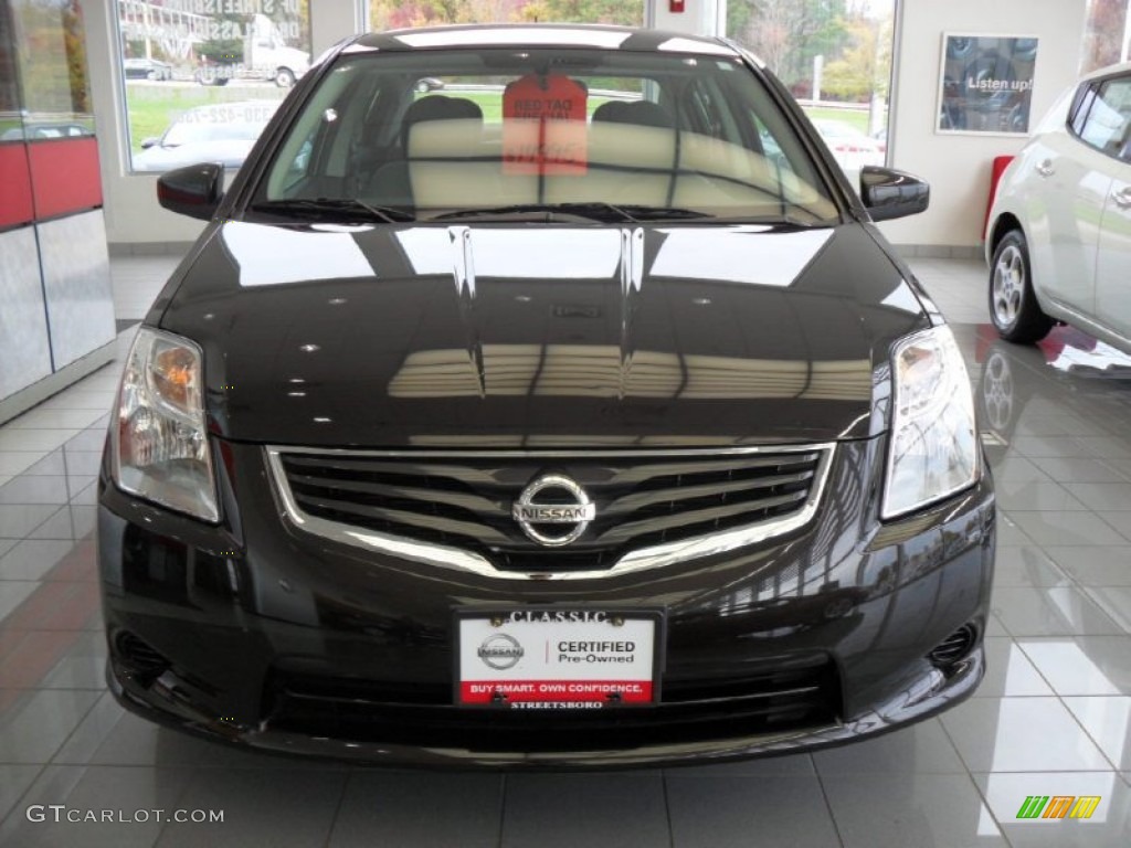 2012 Sentra 2.0 S - Espresso Black / Charcoal photo #5