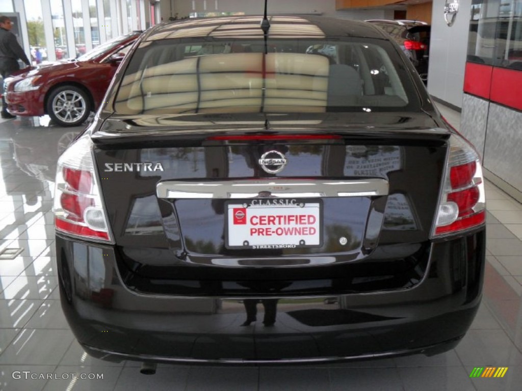 2012 Sentra 2.0 S - Espresso Black / Charcoal photo #6