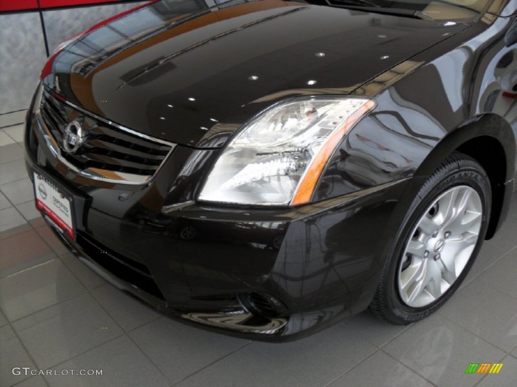 2012 Sentra 2.0 S - Espresso Black / Charcoal photo #7