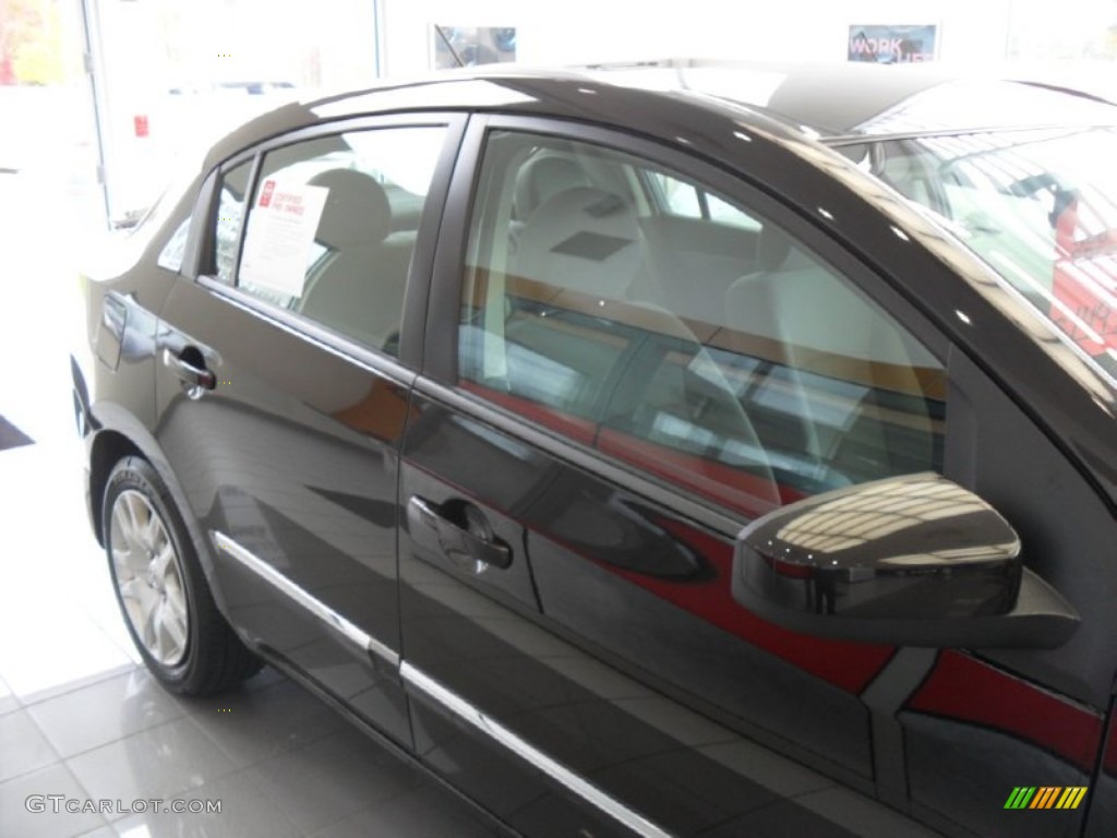 2012 Sentra 2.0 S - Espresso Black / Charcoal photo #11