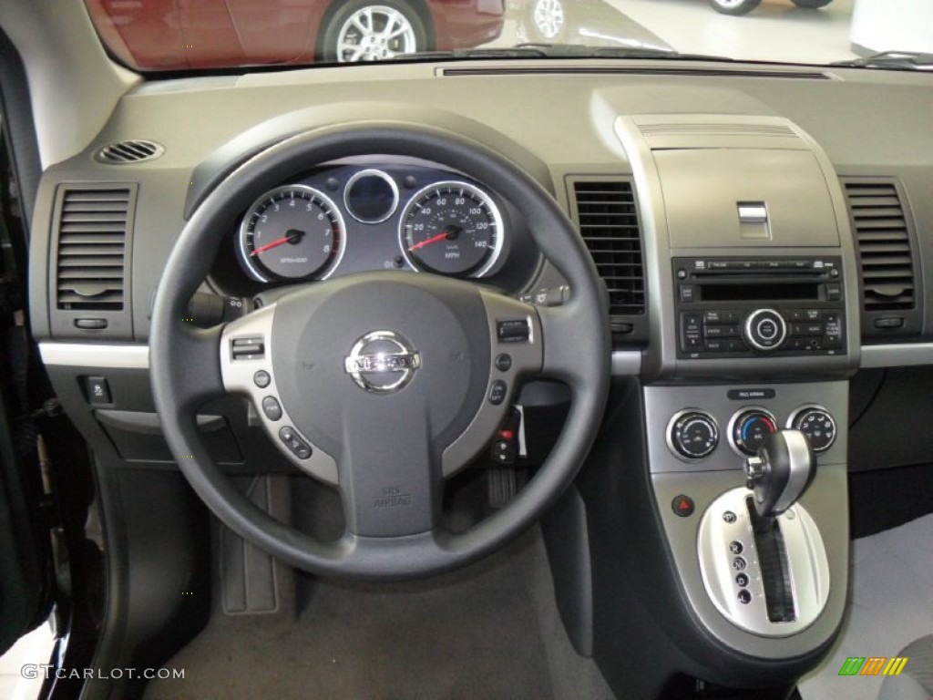 2012 Sentra 2.0 S - Espresso Black / Charcoal photo #14