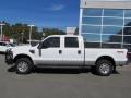 2008 Oxford White Ford F250 Super Duty XLT Crew Cab 4x4  photo #2