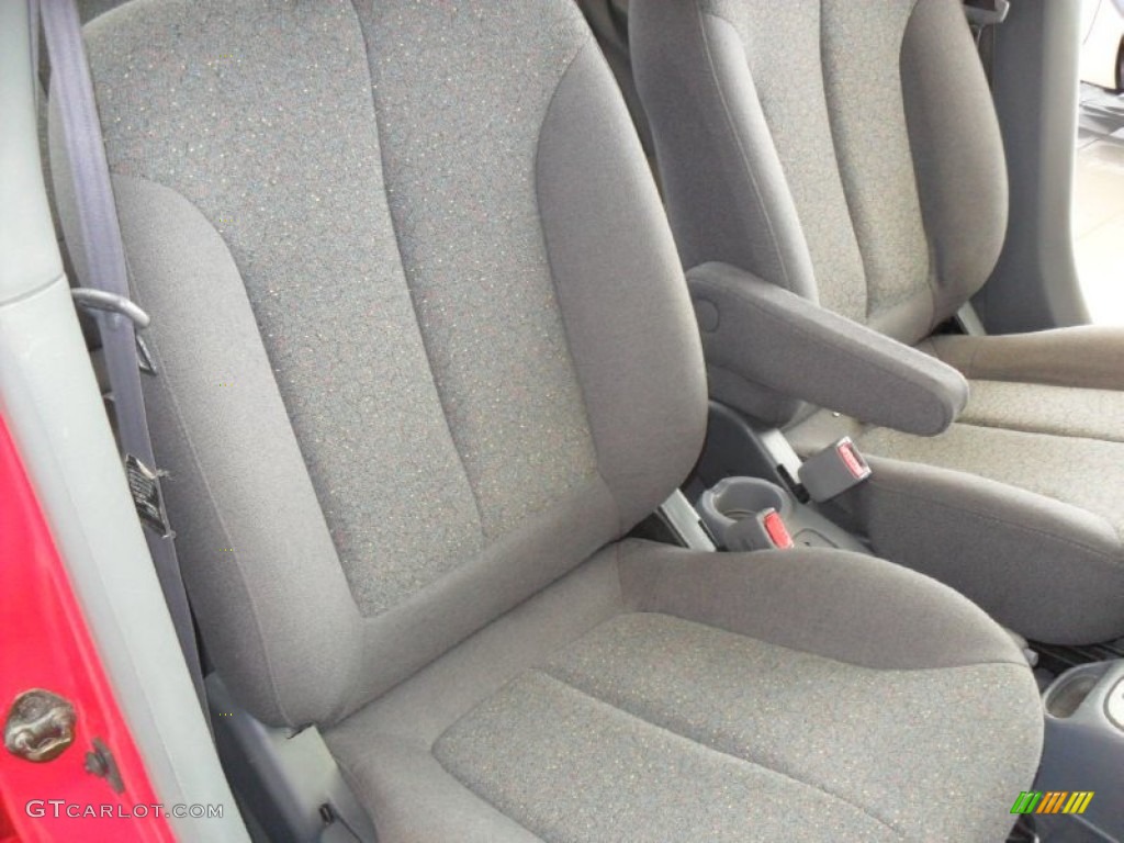 2002 Accent GL Sedan - Retro Red / Gray photo #14