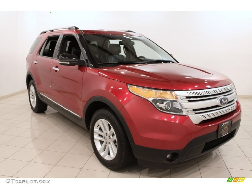 Red Candy Metallic Ford Explorer