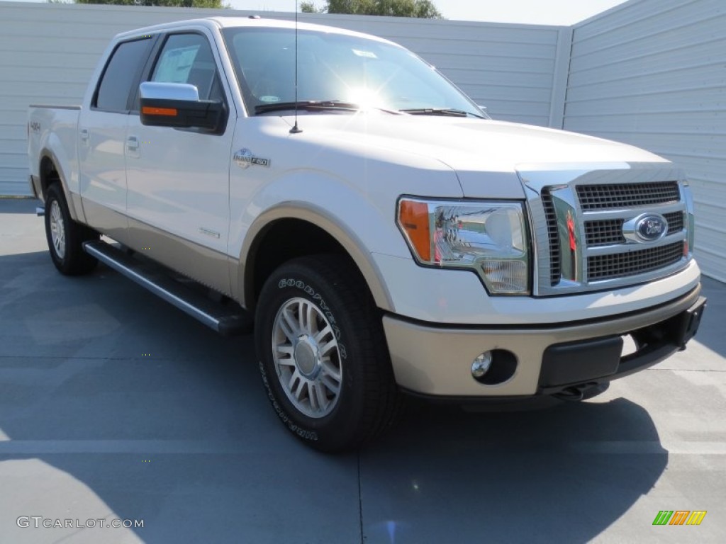 White Platinum Metallic Tri-Coat Ford F150