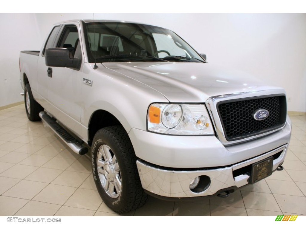 2006 F150 XLT SuperCab 4x4 - Silver Metallic / Medium/Dark Flint photo #1