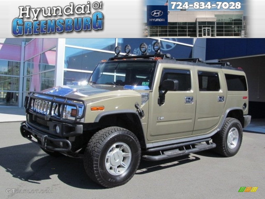 2005 H2 SUV - Desert Sand Metallic / Wheat photo #1