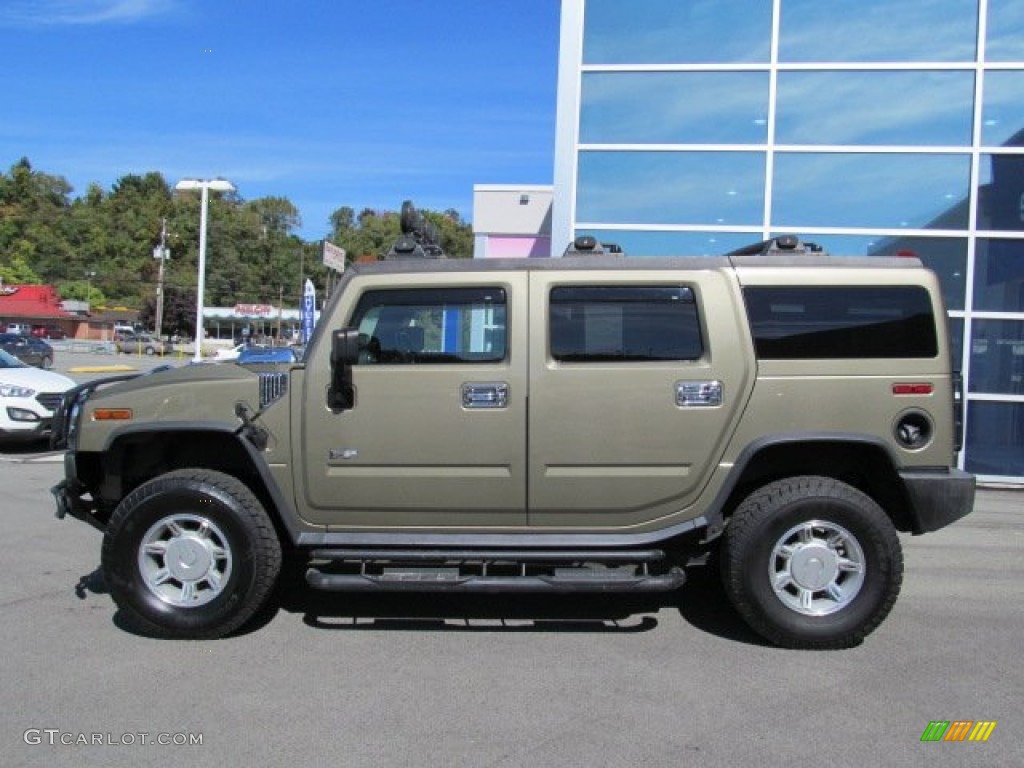Desert Sand Metallic 2005 Hummer H2 SUV Exterior Photo #71614774